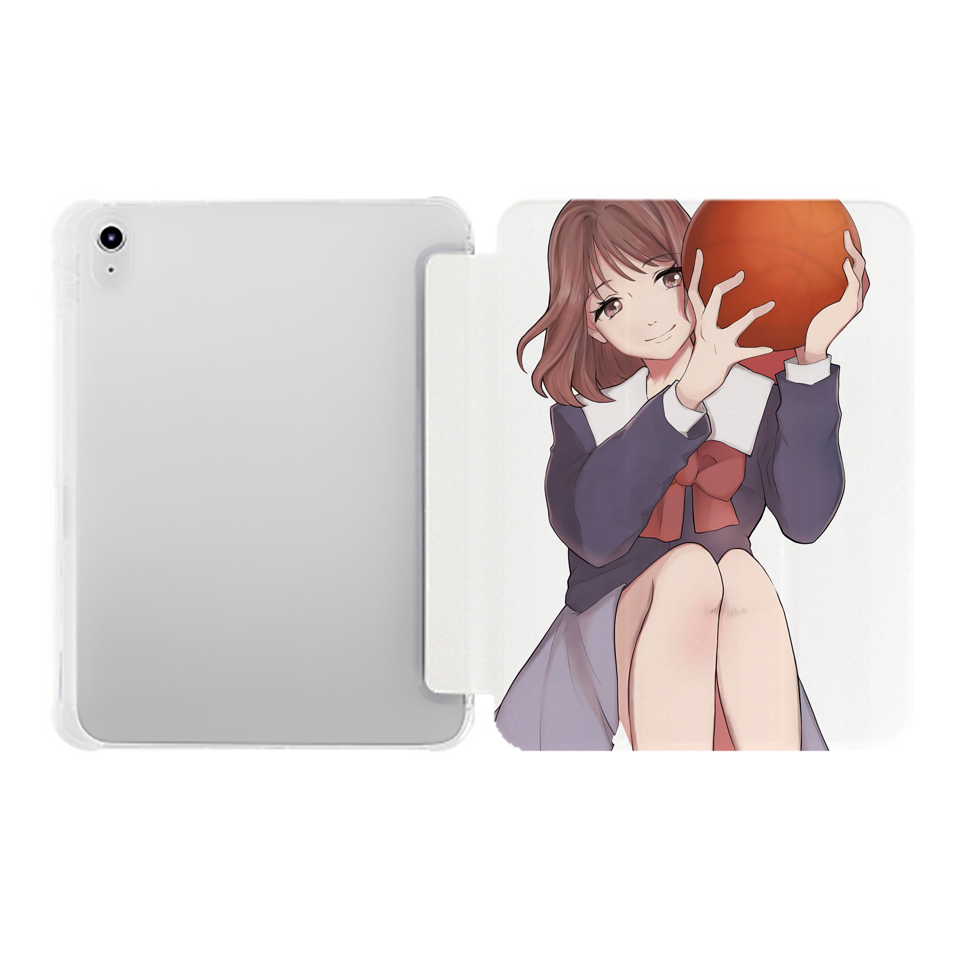 （画像用） SLAM DUNK／スラムダンク IPad ケース ペン収納付き 三つ折りスタンド PUレザー×シリコン 対応機種9.5/10.5/10.9インチ
